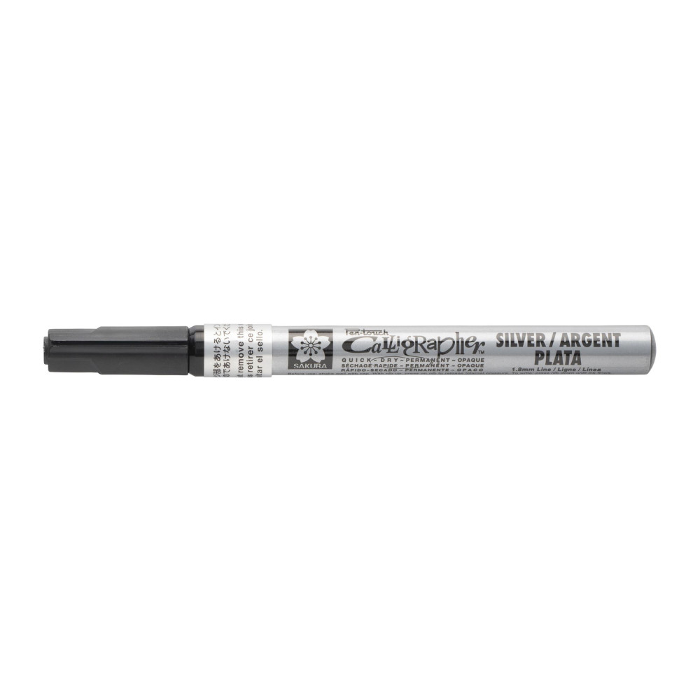 Marker olejny Pen-Touch Calligrapher - Sakura - Silver, 1,8 mm