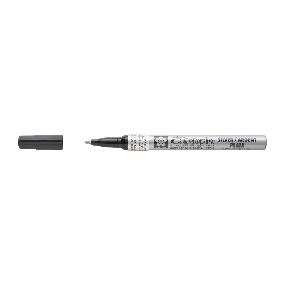 Pen-Touch Calligrapher marker - Sakura - Silver, 1,8 mm