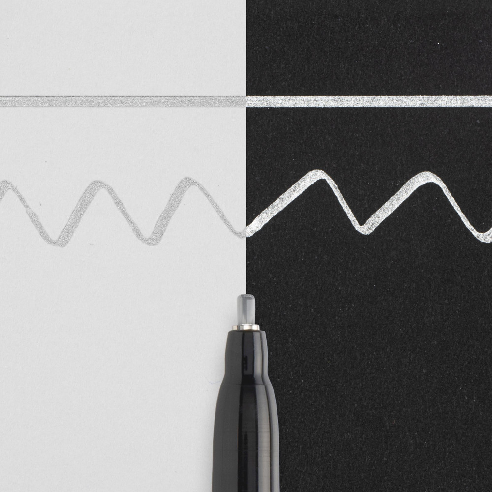 Pen-Touch Calligrapher marker - Sakura - Silver, 1,8 mm