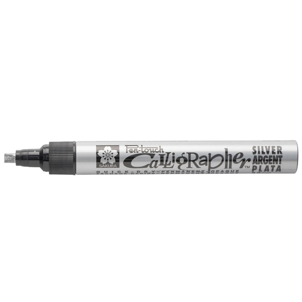 Pen-Touch Calligrapher marker - Sakura - Silver, 5 mm