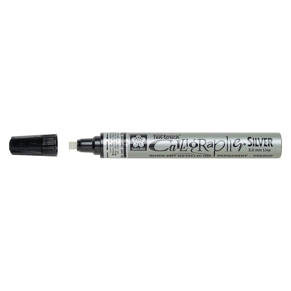 Pen-Touch Calligrapher marker - Sakura - Silver, 5 mm