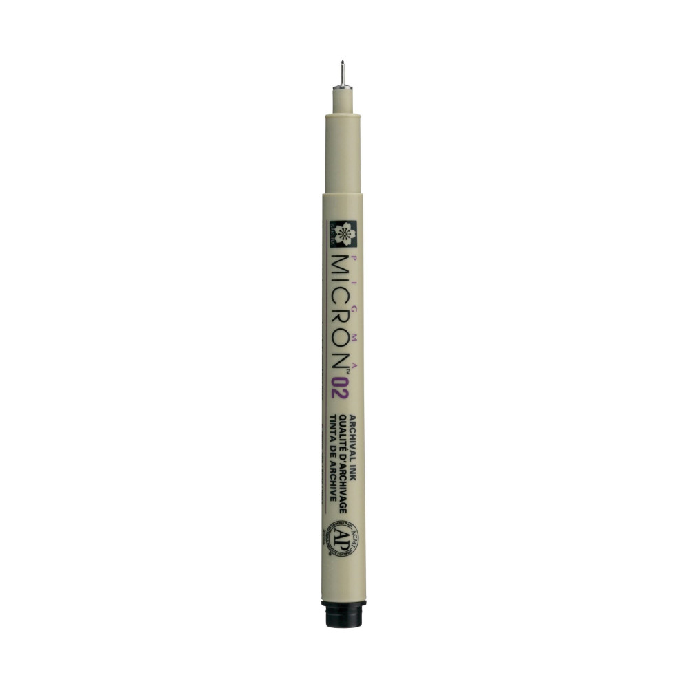 Pigma Micron Fineliner 02 - Sakura - black, 0,3 mm