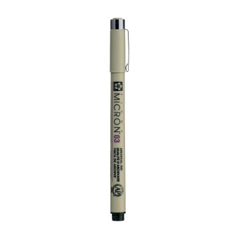 Pigma Micron Fineliner 03 - Sakura - black, 0,35 mm