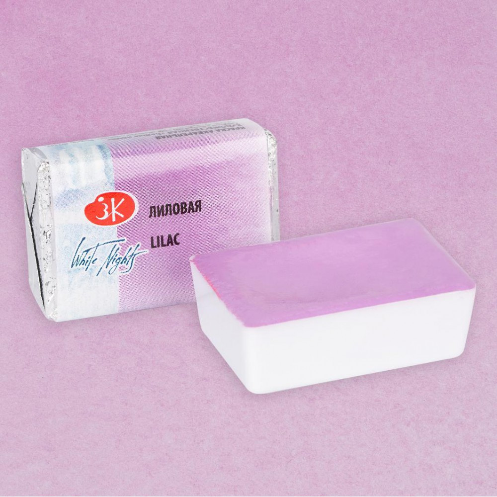 Farba akwarelowa Białe Noce - St. Petersburg - Lilac, kostka