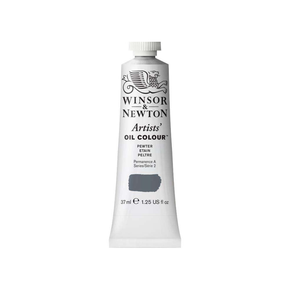 Oil paint Artists' Oil Colour - Winsor & Newton - Pewter, 37 ml