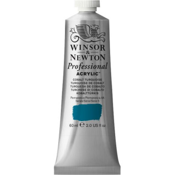 Acrylic paint Professional Acrylic - Winsor & Newton - Cobalt Turquoise, 60 ml