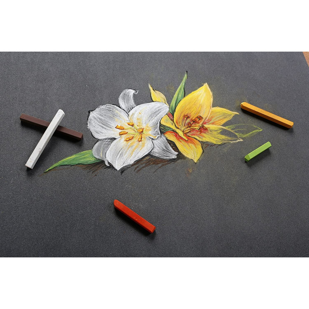 Papier do pasteli suchych Pastelmat - Clairefontaine - nr 5, 24 x 30 cm, 300g, 12 ark.