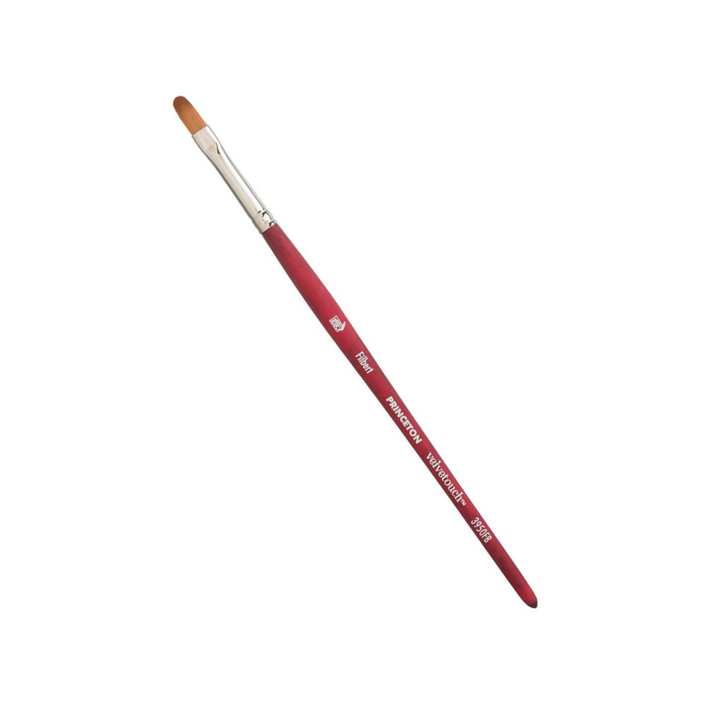 Pędzel koci język, syntetyczny Velvetouch - Princeton - nr 6