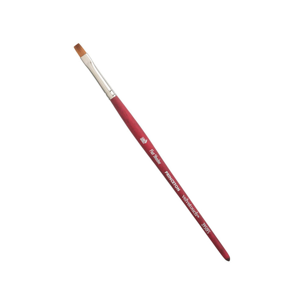 Pędzel płaski, syntetyczny Velvetouch - Princeton - nr 4