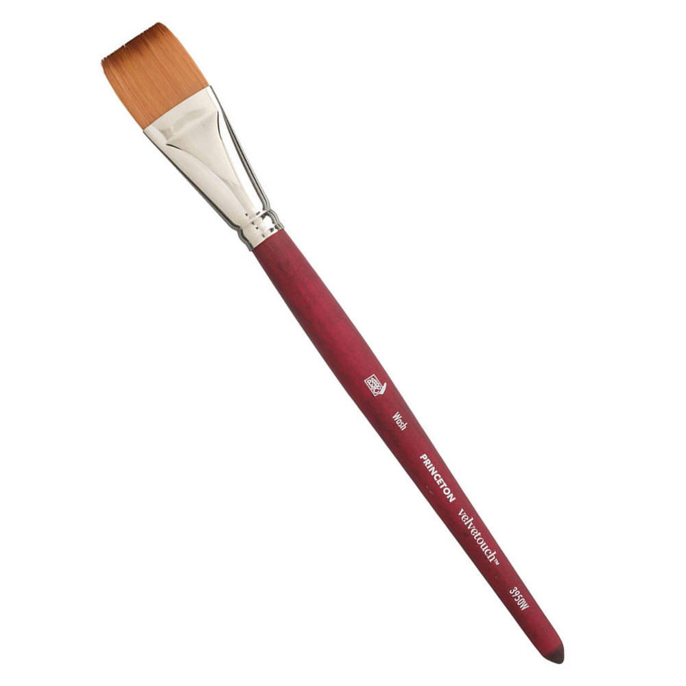 Wash, synthetic Velvetouch brush - Princeton - no. 1/2