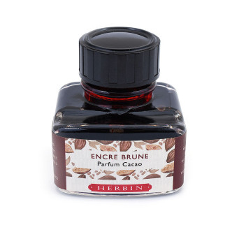 Scented Ink bottle - J.Herbin - Cacao Chocolate Brown, 30 ml