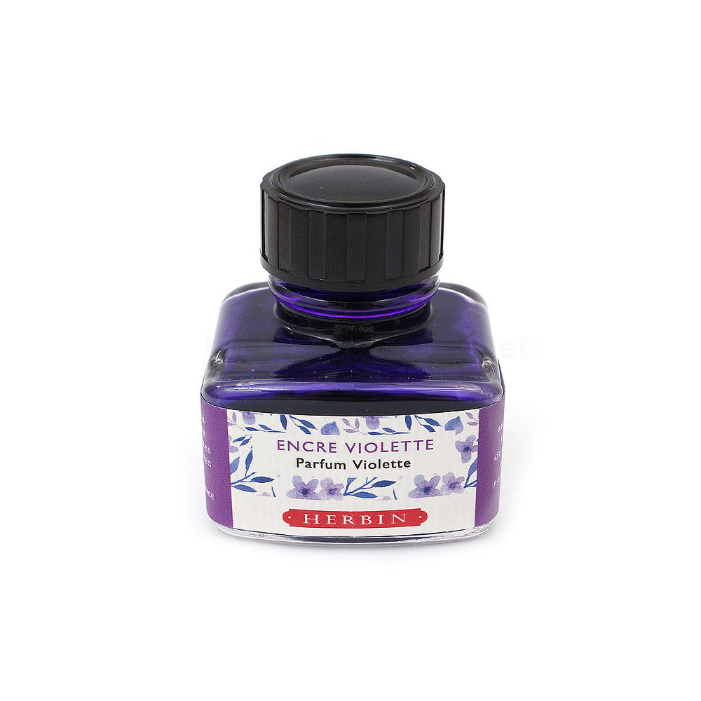 Atrament perfumowany w butelce - J.Herbin - Violet Purple, 30 ml