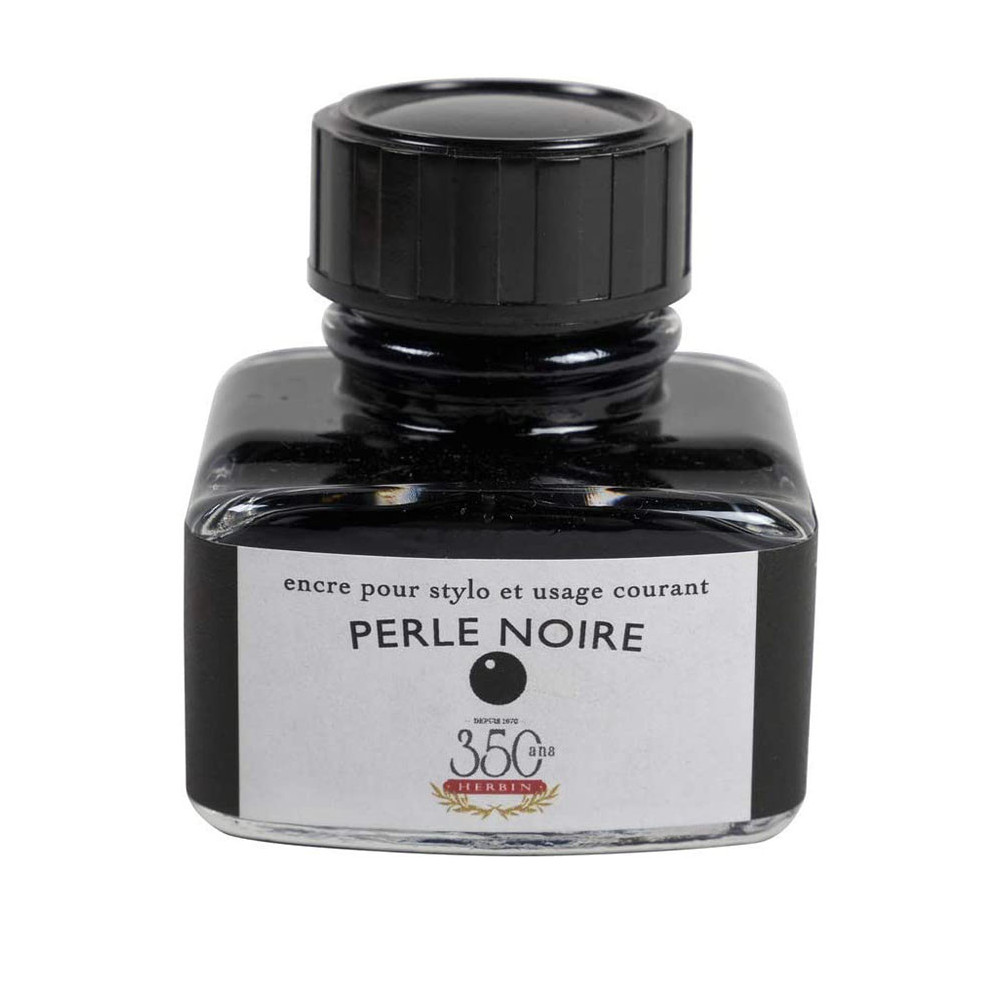 Ink bottle - J.Herbin - Pearl Black, 30 ml