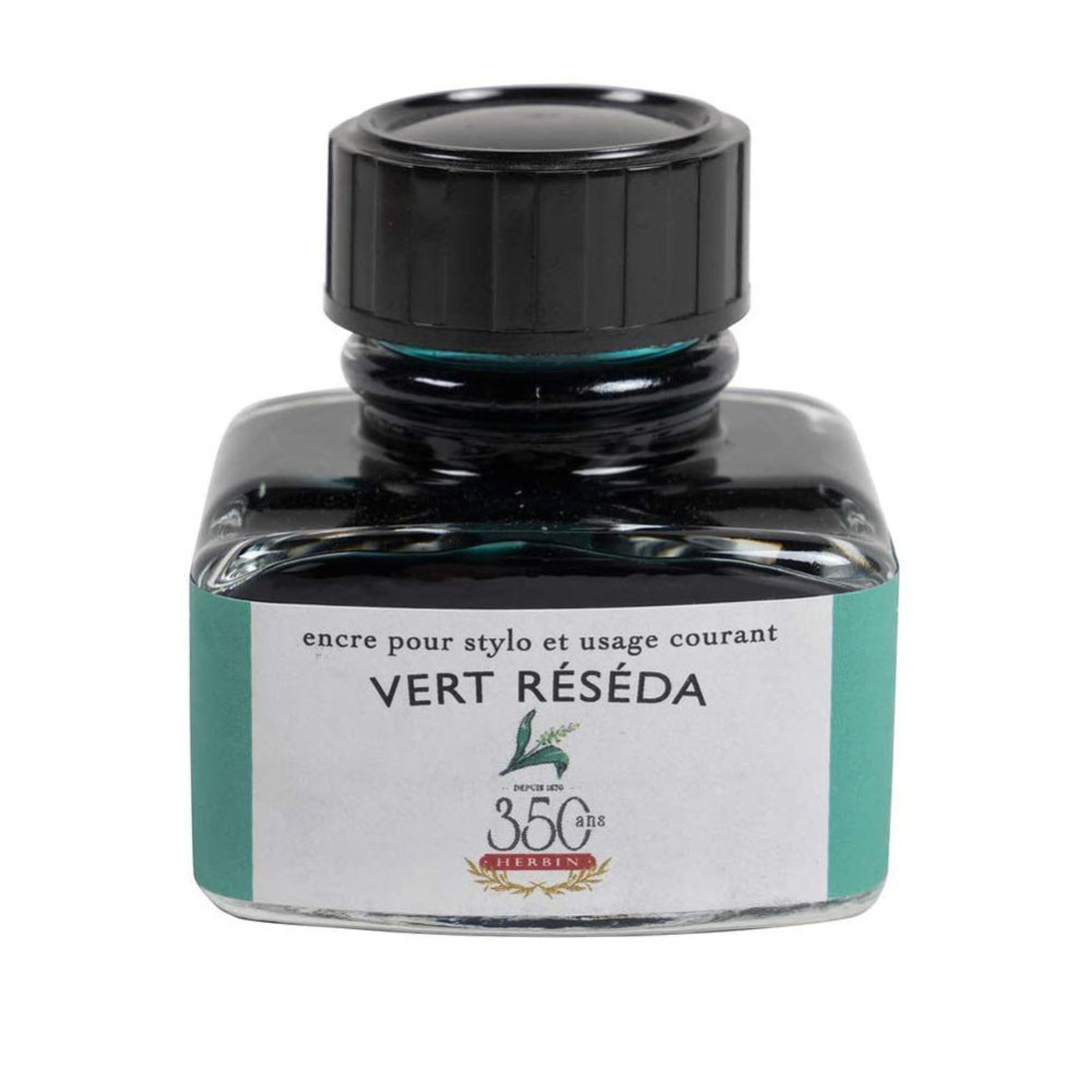 Atrament w butelce - J.Herbin - Reseda Green, 30 ml
