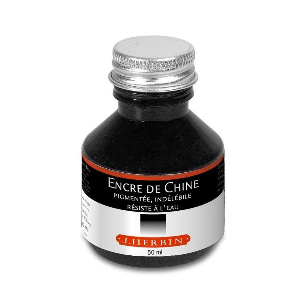 Calligraphy Indian Ink  - J.Herbin - Black, 50 ml