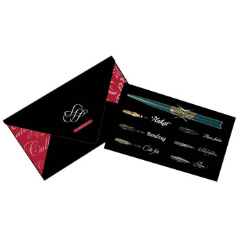 Zestaw do kaligrafii - J.Herbin - Belle Epoque Calligraphy Gift Set, 7 szt.