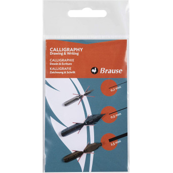Set of Drawing & Writing nibs - Brause - 3 pcs