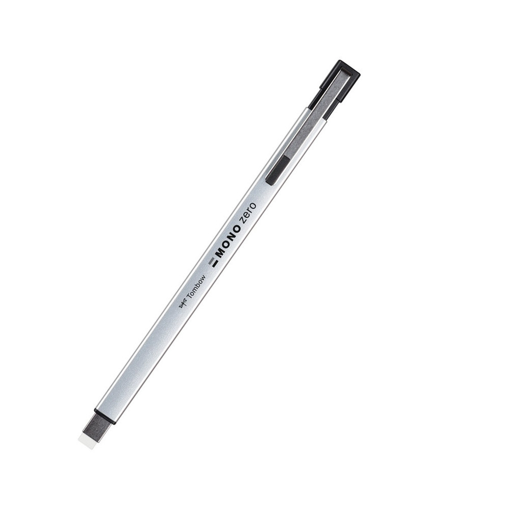 MONO zero refillable eraser pen - Tombow - Silver