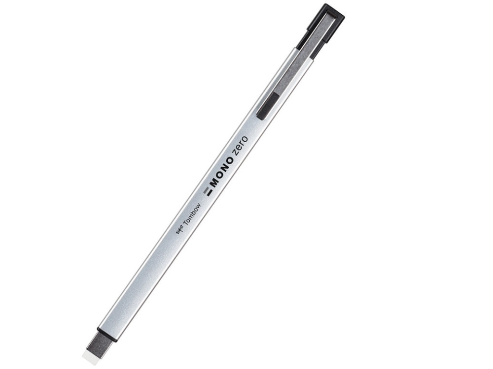 MONO zero refillable eraser pen - Tombow - Silver