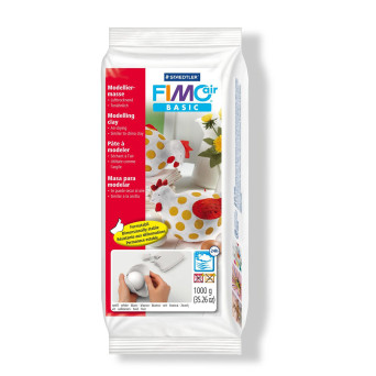 Modelling clay Fimo Air Basic - Staedtler - white, 1 kg