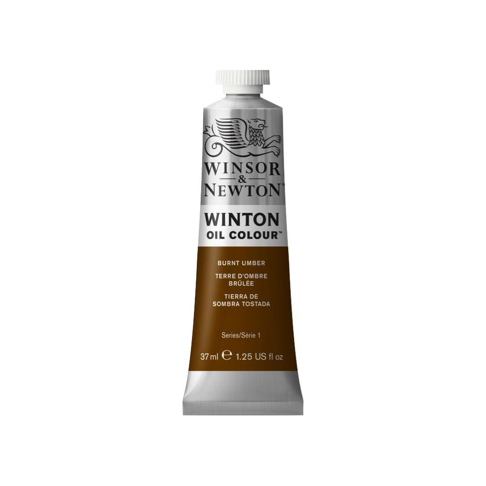 Farba olejna Winton Oil Colour - Winsor & Newton - Burnt Umber, 37 ml