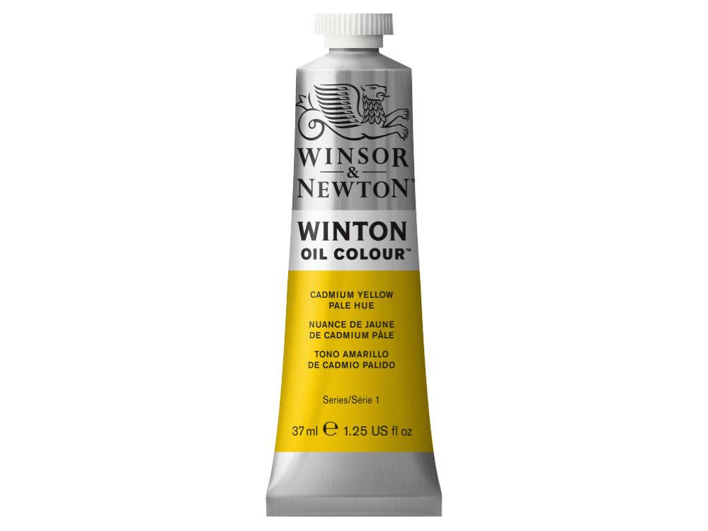 Farba olejna Winton Oil Colour - Winsor & Newton - Cadmium Yellow Pale, 37 ml
