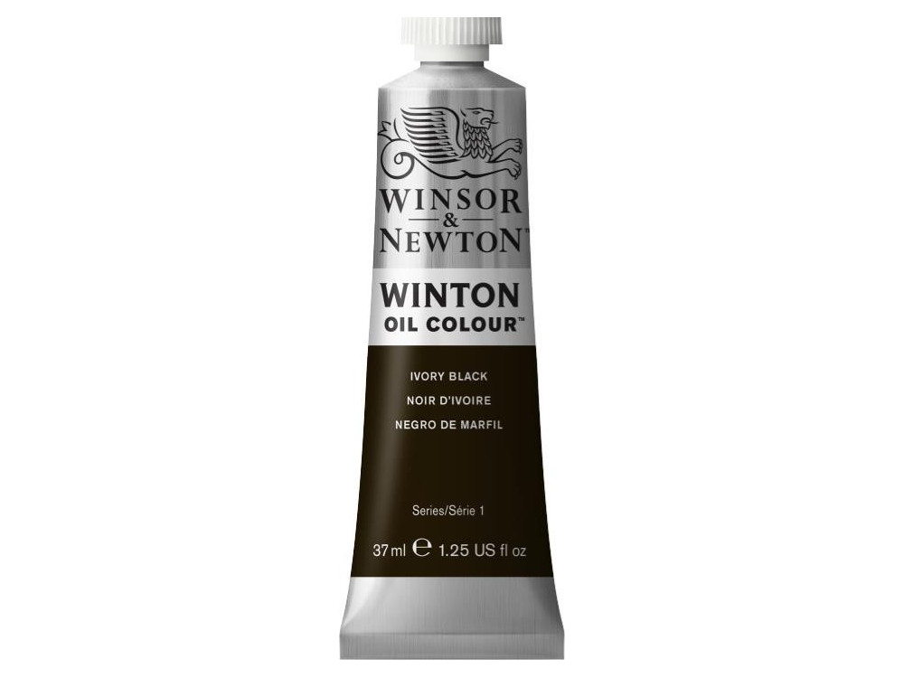 Oil paint Winton Oil Colour - Winsor & Newton - Ivory Black, 37 ml
