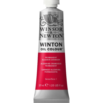 Oil paint Winton Oil Colour - Winsor & Newton - Permanent Alizarin Crimson, 37 ml