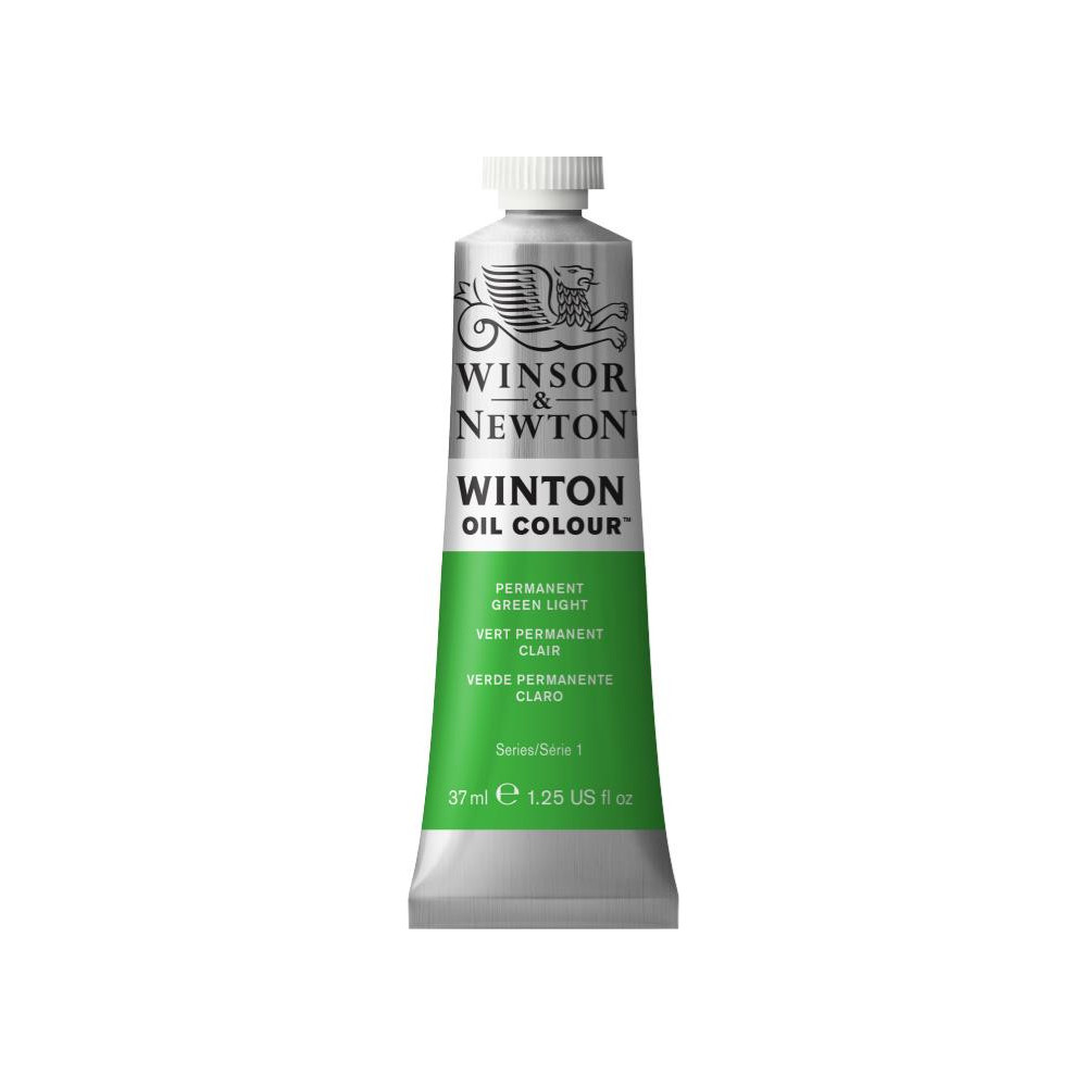 Oil paint Winton Oil Colour - Winsor & Newton - Permanent Green Light, 37 ml