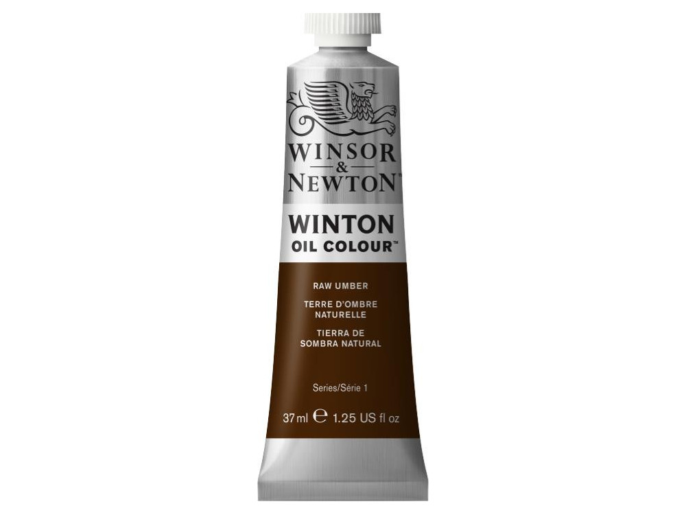 Farba olejna Winton Oil Colour - Winsor & Newton - Raw Umber, 37 ml