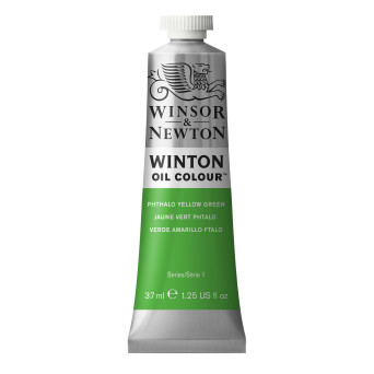 Farba olejna Winton Oil Colour - Winsor & Newton - Phthalo Yellow Green, 37 ml