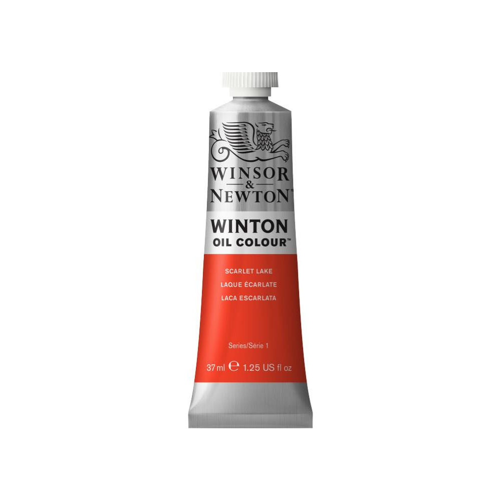 Oil paint Winton Oil Colour - Winsor & Newton - Scarlet Lake, 37 ml