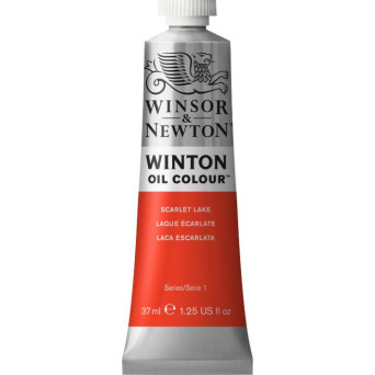 Farba olejna Winton Oil Colour - Winsor & Newton - Scarlet Lake, 37 ml