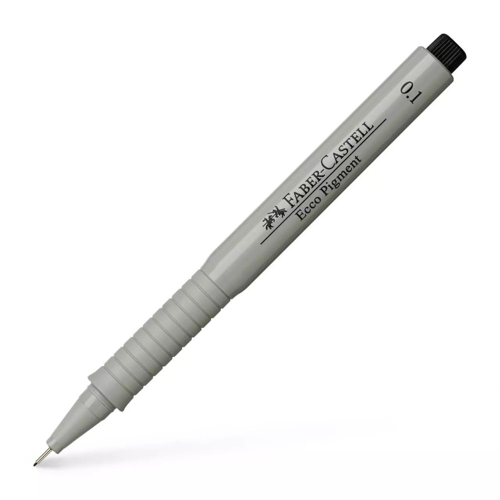 Cienkopis Ecco Pigment - Faber Castell - czarny, 0,1 mm