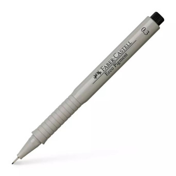 Cienkopis Ecco Pigment - Faber Castell - czarny, 0,3 mm
