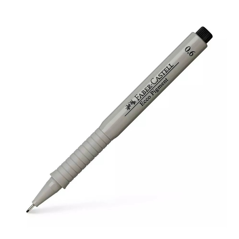 Cienkopis Ecco Pigment - Faber Castell - czarny, 0,6 mm