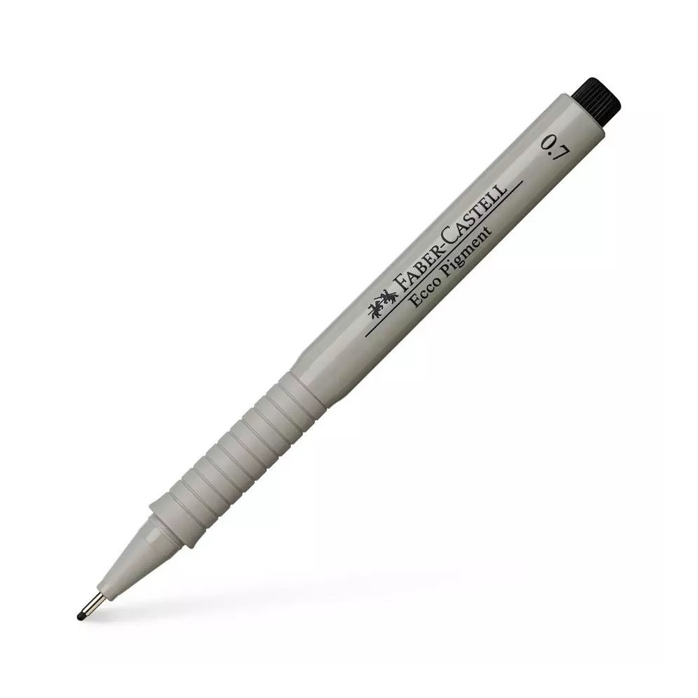 Cienkopis Ecco Pigment - Faber Castell - czarny, 0,7 mm