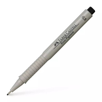 Cienkopis Ecco Pigment - Faber Castell - czarny, 0,8 mm