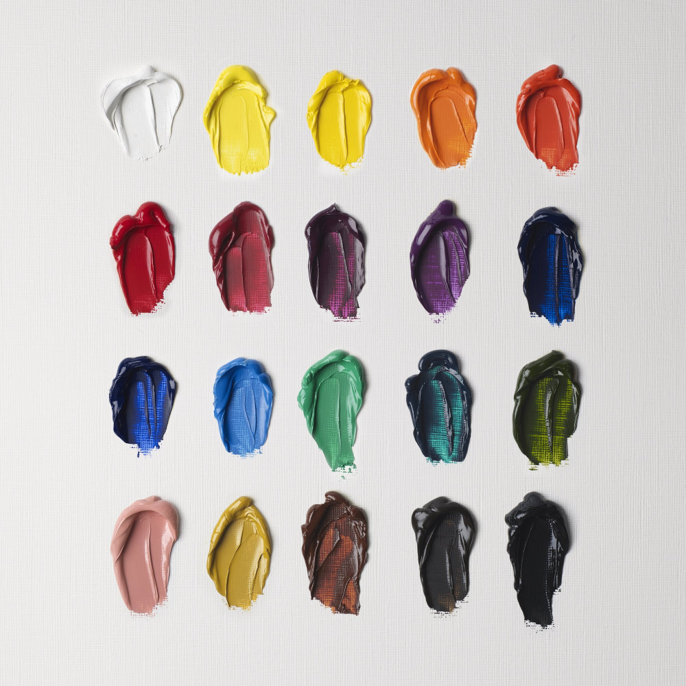Set of Winton Oil Colour paints - Winsor & Newton - 20 pcs x 12 ml