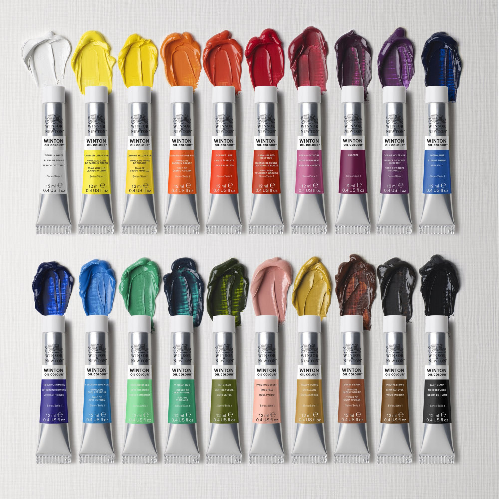 Zestaw farb olejnych Winton - Winsor & Newton - 20 kolorów x 12 ml