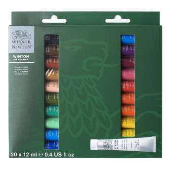 Zestaw farb olejnych Winton - Winsor & Newton - 20 kolorów x 12 ml