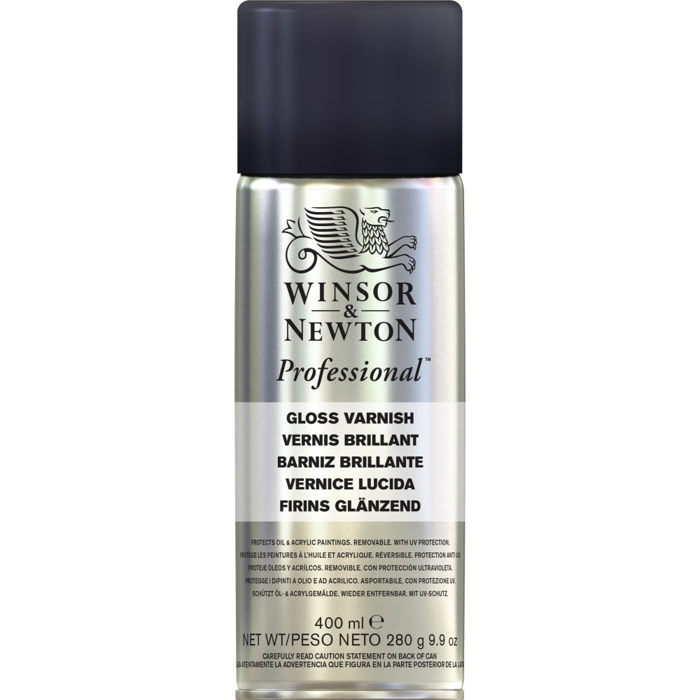 Gloss Varnish Professional Spray - Winsor & Newton, 400 ml
