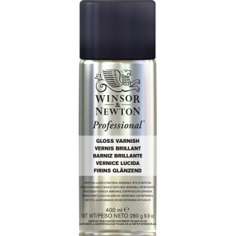 Gloss Varnish Professional Spray - Winsor & Newton, 400 ml