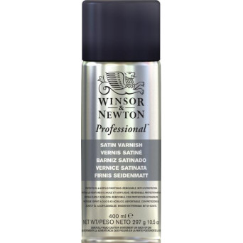 Werniks satynowy w sprayu Professional - Winsor & Newton - 400 ml