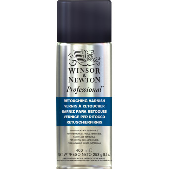 Werniks retuszerski w sprayu Professional - Winsor & Newton, 400 ml