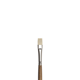 Artists' Oil synthetic brush, short flat - Winsor & Newton - no. 6