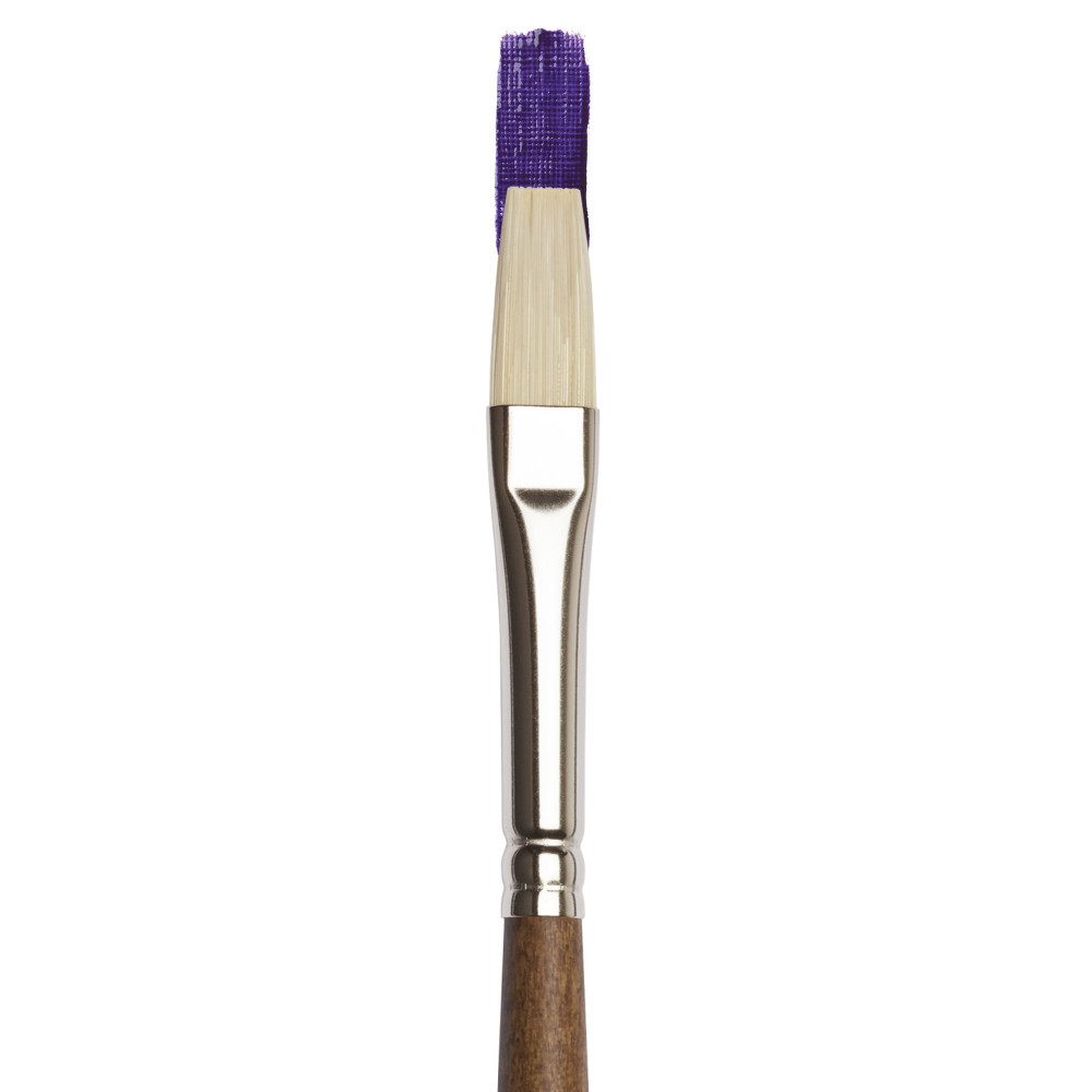 Pędzel płaski, syntetyczny Artists' Oil - Winsor & Newton - nr 4