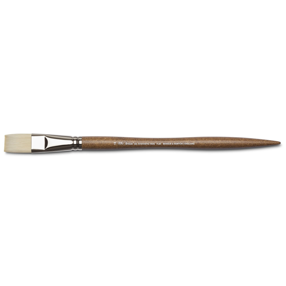 Artists' Oil synthetic brush, flat - Winsor & Newton - no. 12