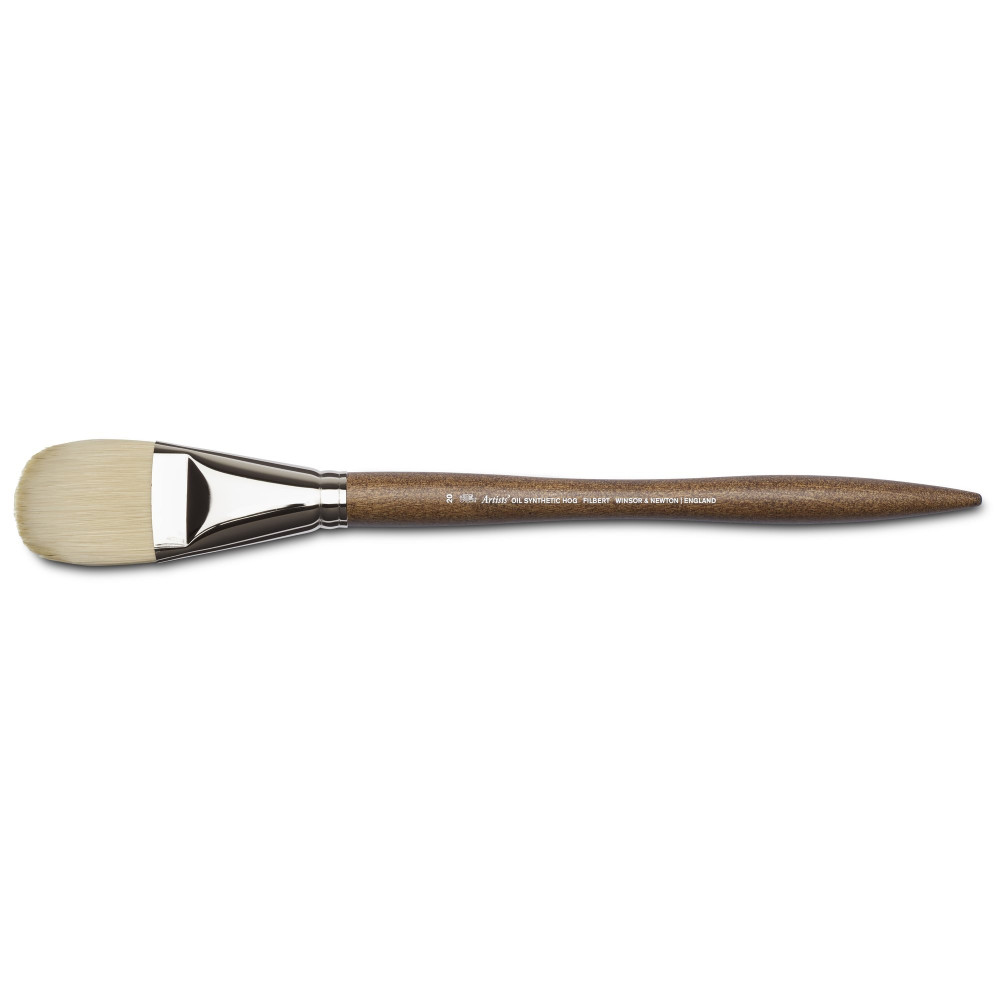 Artists' Oil synthetic brush, filbert - Winsor & Newton - no. 20
