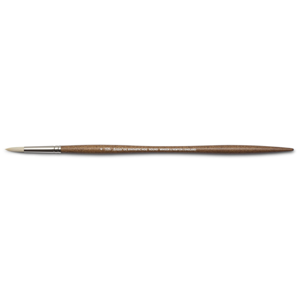 Pędzel okrągły, syntetyczny Artists' Oil - Winsor & Newton - nr 4